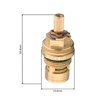 HANSGROHE uzatvárací ventil pre batérie 94149000 Technický nákres