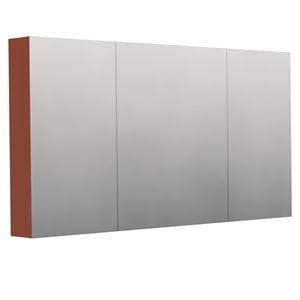 INTEDOOR BARI zrkadlová skrinka 140x72x14 cm, s vypínačom a el. zásuvkou, MDF, cotto mat