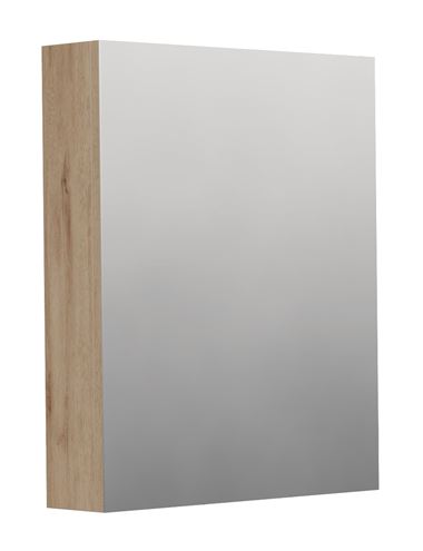 INTEDOOR BARI zrkadlová skrinka 60x72x14 cm, s vypínačom a el. zásuvkou, pánty vľavo, MDF, dub anniversary BAZS60LA02 Obrázek - Hlavní obrázek