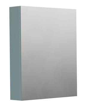 INTEDOOR BARI zrkadlová skrinka 60x72x14 cm, s vypínačom a el. zásuvkou, pánty vľavo, MDF, aqua marina mat
