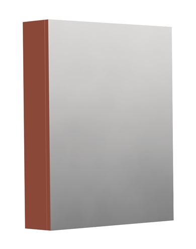 INTEDOOR BARI zrkadlová skrinka 60x72x14 cm, s vypínačom a el. zásuvkou, pánty vľavo, MDF, cotto mat BAZS60LA9556 Obrázek - Hlavní obrázek