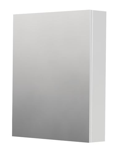 INTEDOOR BARI zrkadlová skrinka 60x72x14 cm, s vypínačom a el. zásuvkou, pánty vpravo, MDF, lesklá biela BAZS60PA0016 Obrázek - Hlavní obrázek