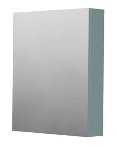 INTEDOOR BARI zrkadlová skrinka 60x72x14 cm, s vypínačom a el. zásuvkou, pánty vpravo, MDF, aqua marina mat