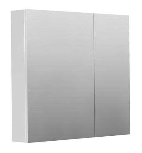 INTEDOOR BARI zrkadlová skrinka 80x72x14 cm, s vypínačom a el. zásuvkou, MDF, lesklá biela BAZS80A0016 Obrázek - Hlavní obrázek