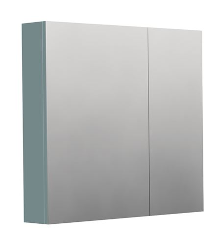 INTEDOOR BARI zrkadlová skrinka 80x72x14 cm, s vypínačom a el. zásuvkou, MDF, aqua marina mat BAZS80A6766 Obrázek - Hlavní obrázek
