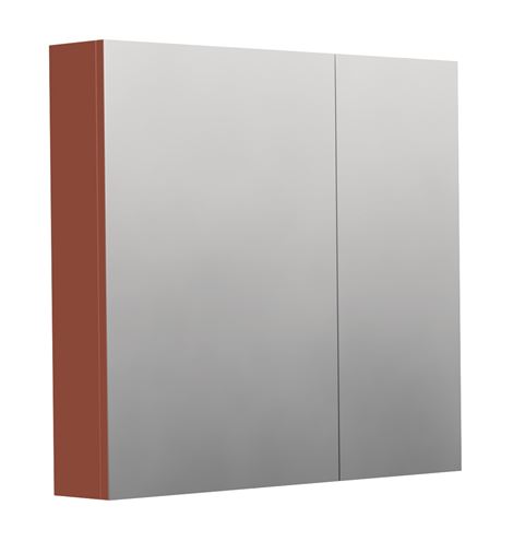 INTEDOOR BARI zrkadlová skrinka 80x72x14 cm, s vypínačom a el. zásuvkou, MDF, cotto mat BAZS80A9556 Obrázek - Hlavní obrázek