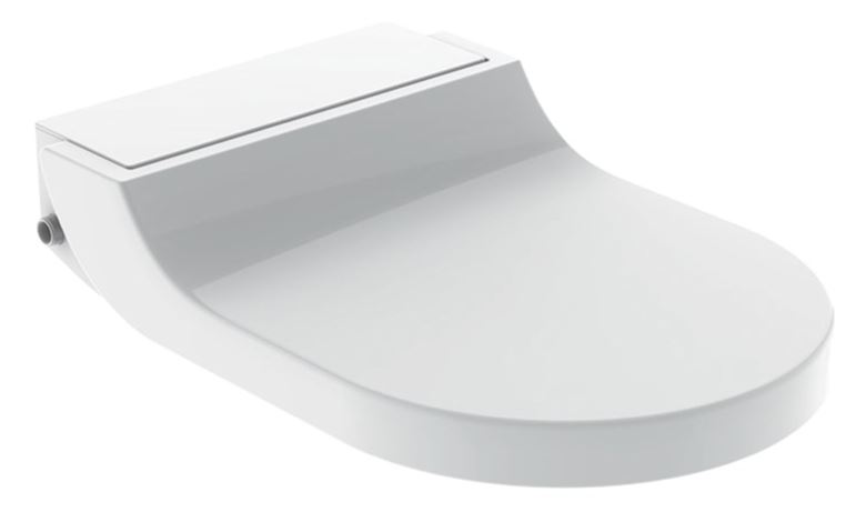 GEBERIT AQUACLEAN TUMA COMFORT bidetové sedadlo, SoftOpening, biela/biele sklo 146.270.SI.1 Obrázek - Hlavní obrázek