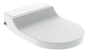 GEBERIT AQUACLEAN TUMA COMFORT bidetové sedadlo, SoftOpening, biela/biele sklo
