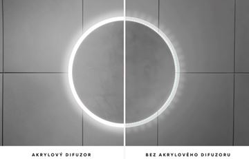 NIMCO ZP 31000 zrkadlo 80 cm, s osvetlením, s reguláciou stmievania a teploty svetla, s dvoma senzormi ZPC 31002RVX-90 Obrázek - fotka