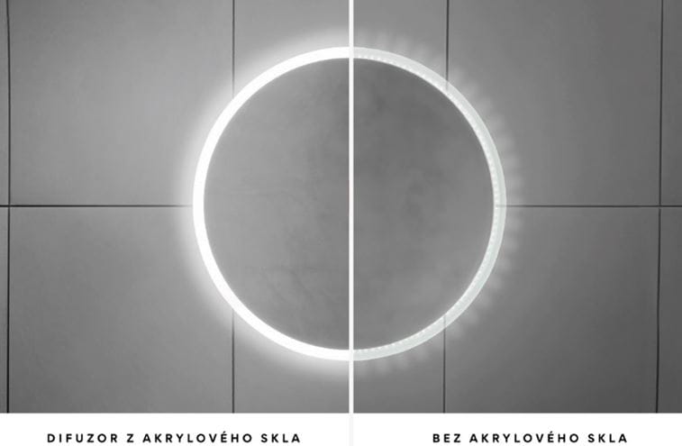 NIMCO ZP 13000 zrkadlo 120x70 cm, reverzibilné, s osvetlením, s reguláciou stmievania a teploty svetla, s dvoma senzormi ZPC 13006VX-90 Obrázek - fotka