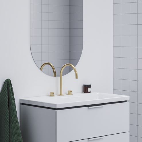 RAVAK ESPIRIT ES 018.60GLB umývadlová stojanková batéria, 3-otvorová, EcoFlow, kartáčované zlato X070599 Obrázek - fotka