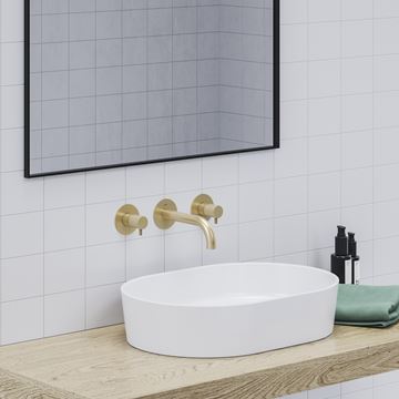 RAVAK ESPIRIT ES 019.60GLB.O1 umývadlová podomietková batéria, s telesom, EcoFlow, kartáčované zlato X070600 Obrázek - fotka