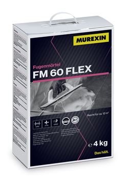 MUREXIN FM 60 FLEX škárovacia malta pre škáry 0,5-7 mm, 4 kg, silbergrau