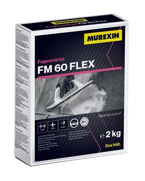 MUREXIN FM 60 FLEX škárovacia malta pre škáry 0,5-7 mm, 2 kg, grau