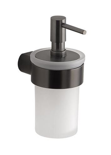 GEDY PIRENEI dávkovač tekutého mydla 110 ml, sklo, gun metal PI8181 Obrázek - Hlavní obrázek
