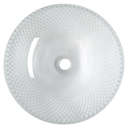 SAPHO BEAUTY umývadlová misa Puketa 42 cm, bez prepadu, sklo, číra gravírovaná  TY165 Obrázek - fotka