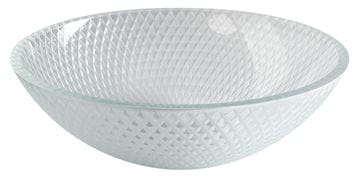 SAPHO BEAUTY umývadlová misa Puketa 42 cm, bez prepadu, sklo, číra gravírovaná  TY165 Obrázek - fotka