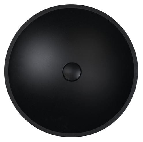 SAPHO BEAUTY umývadlová misa Telica 42 cm, bez prepadu, sklo, matná čierna TY181B Obrázek - fotka
