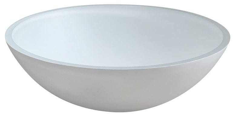 SAPHO BEAUTY umývadlová misa Telica 42 cm, bez prepadu, sklo, matná biela TY181W Obrázek - fotka