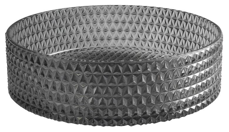 SAPHO BEAUTY umývadlo na dosku Maragua 39,5 cm, bez prepadu, sklo, čierna gravírovaná  TY214 Obrázek - fotka
