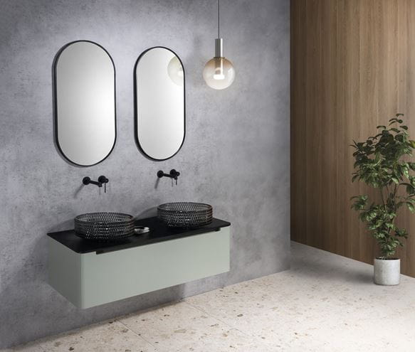 SAPHO BEAUTY umývadlo na dosku Maragua 39,5 cm, bez prepadu, sklo, čierna gravírovaná  TY214 Obrázek - fotka