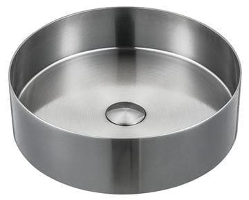 SAPHO AURUM umývadlová misa 38 cm, bez prepadu, matná nerez