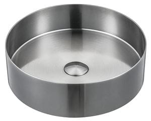 SAPHO AURUM umývadlová misa 38 cm, bez prepadu, matná nerez