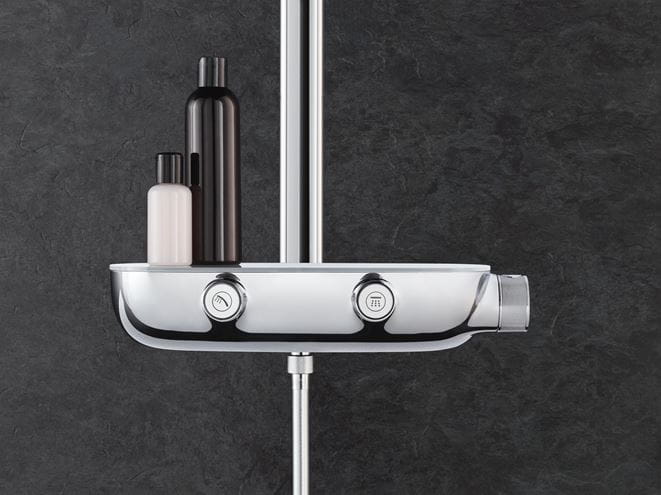 GROHE RAINSHOWER SYSTEM SMARTCONTROL MONO 360 sprchový set s termostatickou batériou, horná sprcha, ručná sprcha so 4 prúdmi, tyč, hadica, chróm 26361000 Obrázek - fotka