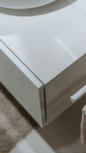 CONCEPT MODULAR nízka skrinka 59,8x49,5x33,2 cm, 1 zásuvka, Push-open, lesklá biela 807634 Obrázek - fotka