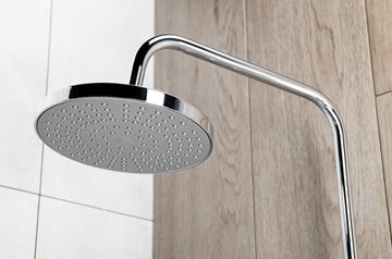 AQUALINE LIGA sprchový set s termostatickou batériou, horná sprcha, ručná sprcha s 3 prúdmi, teleskopická tyč, hadica, chróm SL533 Obrázek - fotka