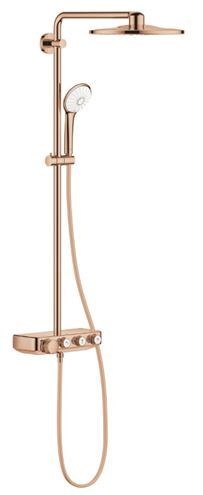 GROHE EUPHORIA SMARTCONTROL SYSTEM 310 DUO sprchový set s termostatickou batériou, horná sprcha, ručná sprcha s 3 prúdmi, tyč, hadica, warm sunset 26507DA0 Obrázek - Hlavní obrázek