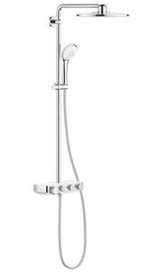 GROHE EUPHORIA SMARTCONTROL SYSTEM 310 DUO sprchový set s termostatickou batériou, horná sprcha, ručná sprcha s 3 prúdmi, tyč, hadica, mesačná biela/chróm