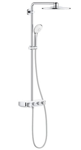 GROHE EUPHORIA SMARTCONTROL SYSTEM 310 DUO sprchový set s termostatickou batériou, horná sprcha, ručná sprcha s 3 prúdmi, tyč, hadica, mesačná biela/chróm 26507LS0 Obrázek - Hlavní obrázek