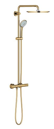 GROHE EUPHORIA SYSTEM 310 sprchový set s termostatickou batériou, horná sprcha, ručná sprcha s 3 prúdmi, tyč, hadica, cool sunrise 26075GL0 Obrázek - Hlavní obrázek