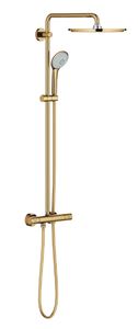 GROHE EUPHORIA SYSTEM 310 sprchový set s termostatickou batériou, horná sprcha, ručná sprcha s 3 prúdmi, tyč, hadica, cool sunrise