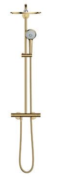 GROHE EUPHORIA SYSTEM 310 sprchový set s termostatickou batériou, horná sprcha, ručná sprcha s 3 prúdmi, tyč, hadica, cool sunrise 26075GL0 Obrázek - fotka