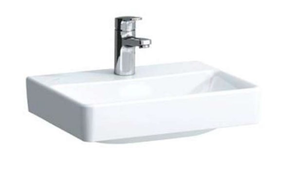 LAUFEN PRO S umývadielko 45 cm, s otvorom pre batériu, bez prepadu H8159610001561 Obrázek - Hlavní obrázek