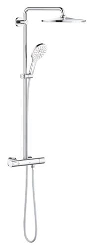 GROHE RAINSHOWER SMARTACTIVE 310 sprchový set s termostatickou batériou, horná sprcha, ručná sprcha s 3 prúdmi, tyč, hadica, mesačná biela/chróm  26647LS0 Obrázek - Hlavní obrázek