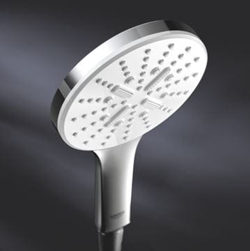 GROHE RAINSHOWER SMARTACTIVE 310 sprchový set s termostatickou batériou, horná sprcha, ručná sprcha s 3 prúdmi, tyč, hadica, mesačná biela/chróm  26647LS0 Obrázek - fotka