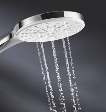 GROHE RAINSHOWER SMARTACTIVE 310 sprchový set s termostatickou batériou, horná sprcha, ručná sprcha s 3 prúdmi, tyč, hadica, mesačná biela/chróm  26647LS0 Obrázek - fotka