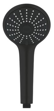 GROHE EUPHORIA SYSTEM 260 sprchový set s termostatickou batériou, horná sprcha, ručná sprcha s 3 prúdmi, tyč, hadica, Water Saving, phantom black 27615KF2 Obrázek - fotka