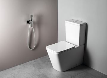 SAPHO CUBEMIX bidetová podomietková batéria, so sprškou, s telesom, chróm CM040 Obrázek - fotka