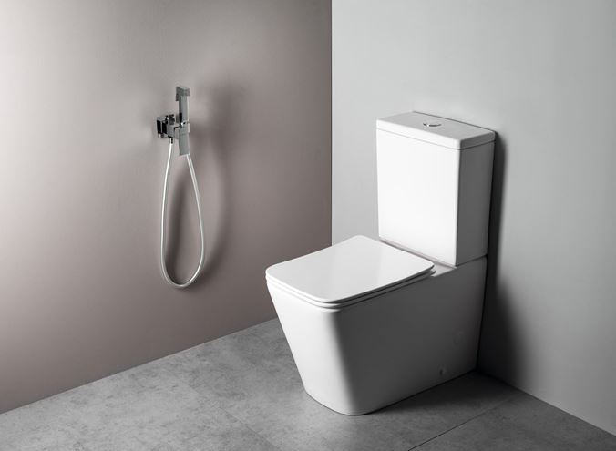SAPHO CUBEMIX bidetová podomietková batéria, so sprškou, s telesom, chróm CM040 Obrázek - fotka
