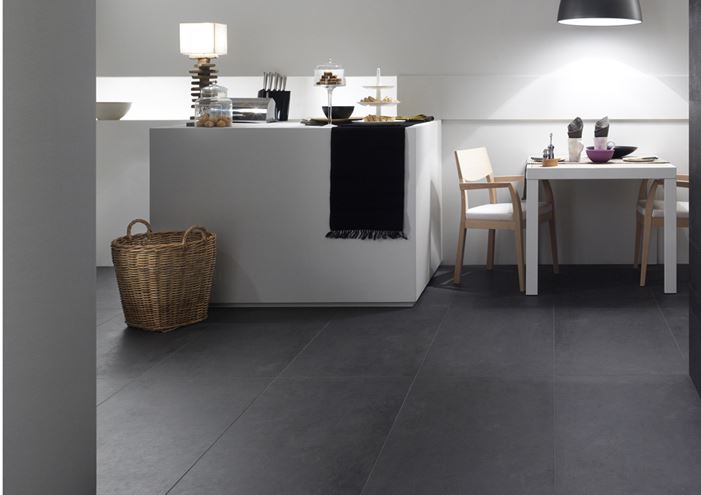IMOLA CREATIVE CONCRETE dlažba 60x60 cm, mat reliéf, dark grey CREACON R 60DG Obrázek - fotka