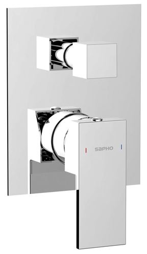 SAPHO CUBEMIX podomietková batéria, pre 2 spotrebiče, s telesom, chróm CM042 Obrázek - Hlavní obrázek