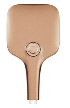 GROHE RAINSHOWER SMARTACTIVE 310 CUBE sprchový set s termostatickou batériou, horná sprcha, ručná sprcha s 3 prúdmi, tyč, hadica, Water Saving, kartáčovaný warm sunset 26837DL0 Obrázek - fotka