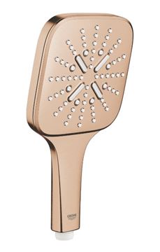 GROHE RAINSHOWER SMARTACTIVE 310 CUBE sprchový set s termostatickou batériou, horná sprcha, ručná sprcha s 3 prúdmi, tyč, hadica, Water Saving, kartáčovaný warm sunset 26837DL0 Obrázek - fotka