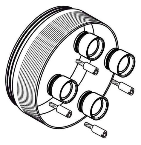 IDEAL STANDARD EASY BOX predlžovacia sada 20 mm  A960704NU Technický nákres