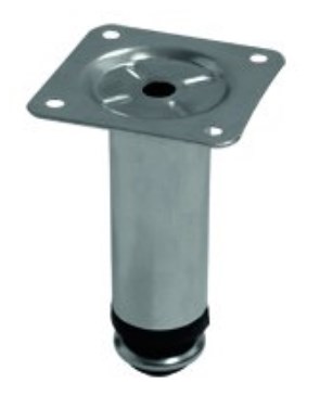 DŘEVOJAS BASIC noha k nábytku, plast/chróm 00120 Obrázek - Hlavní obrázek