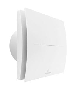AERAULIQA QD100T axiálny ventilátor 100mm, nástenný/stropný, s časovačom a so spätnou klapkou